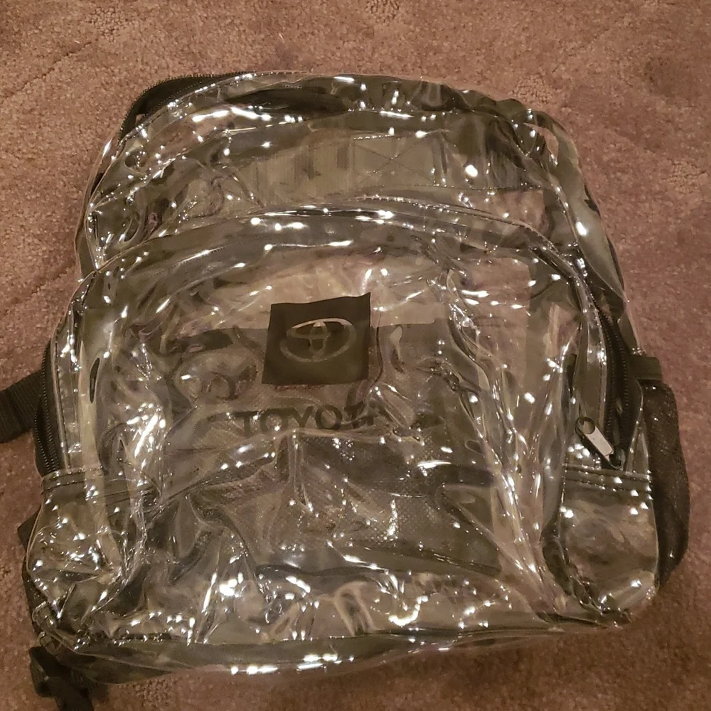 See through plastic backpack - Picture 1 of 2